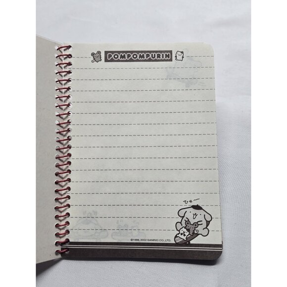 Sanrio POMPOMPURIN 5×4 Mini Pocket Notebook Japan 2002 Vintage Y2K - Picture 7 of 11